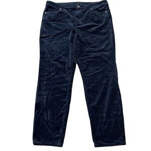 Womens Pants Size 12 Velvet Grunge Goth Fall Vamp Holiday Winter Chic Date Night